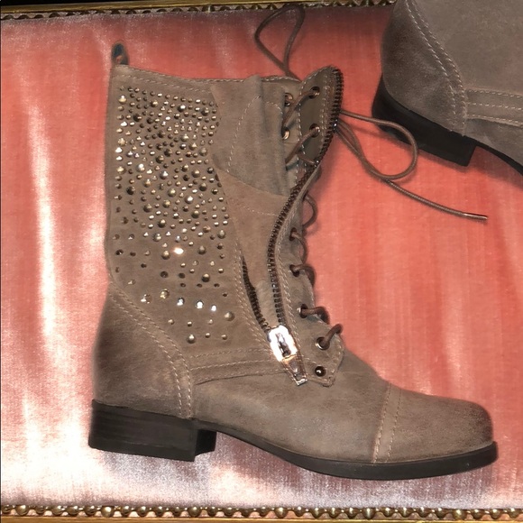 Aldo Umvoti Brown Leather/Suede Boot Size 7 - Picture 6 of 8